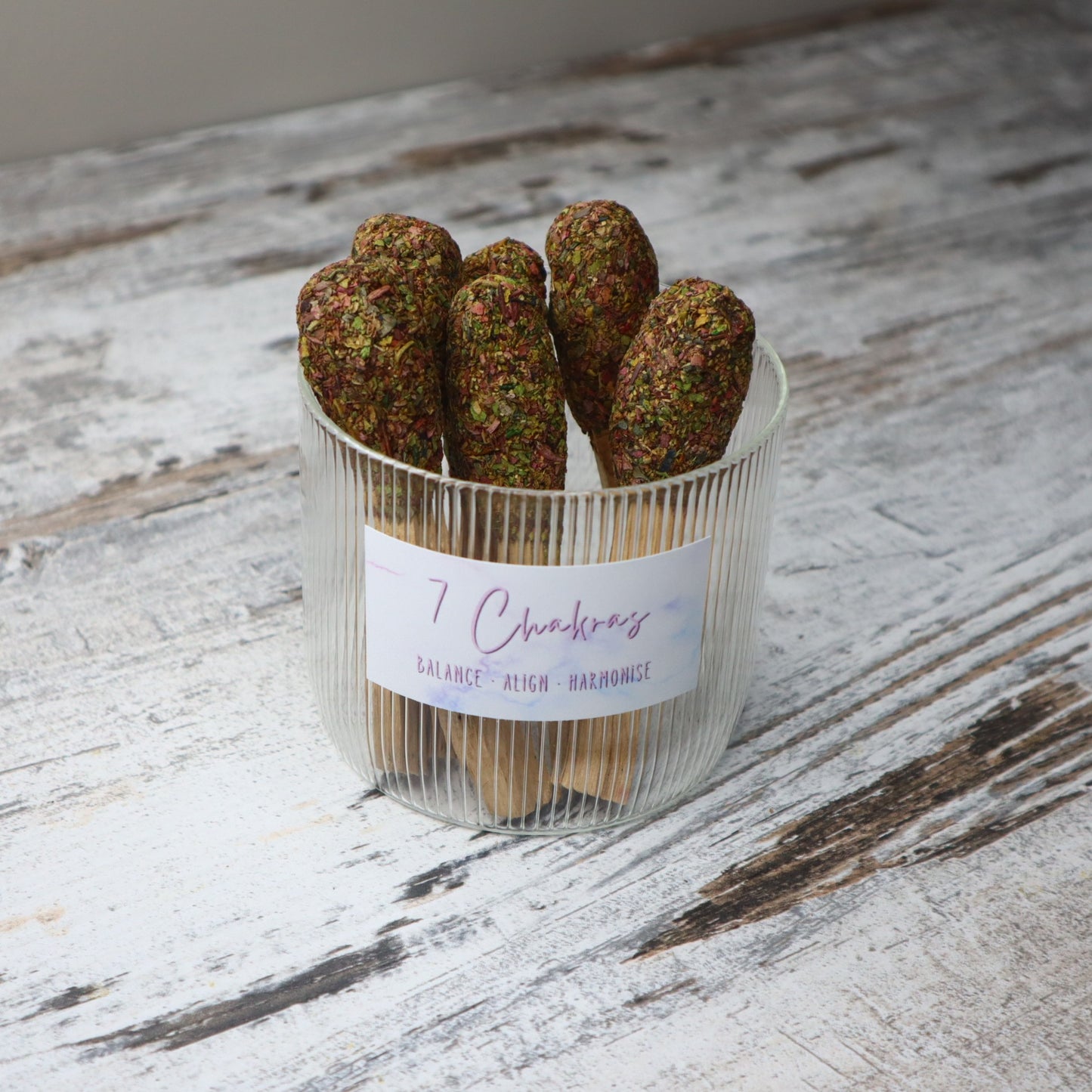 Palo Santo Pops 7 CHAKRA | Energetic Balance, Alignment & Space Cleansing