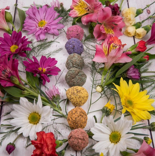 Sagrada Madre Premium Smudge Ball Bombs | 7 Chakra Set | Cleanse, Align & Restore