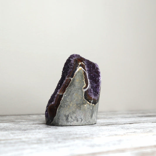 Amethyst Mini Geode | Intuition, Protection & Inner Peace