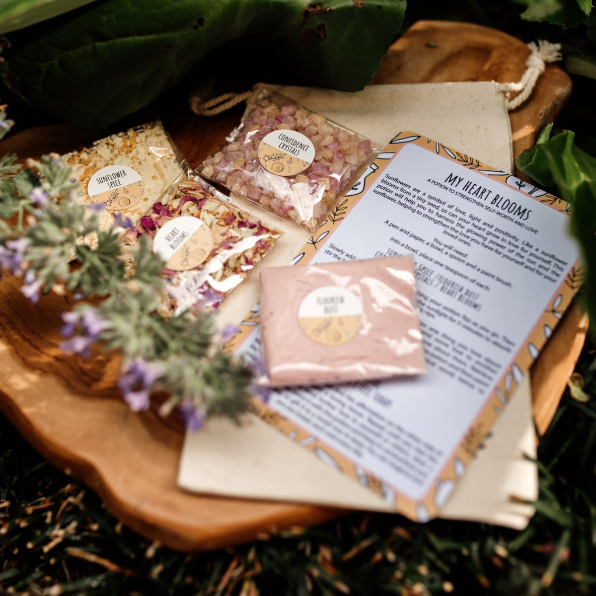 My Heart Blooms Potion Pouch | Self-Love, Confidence & Worthiness
