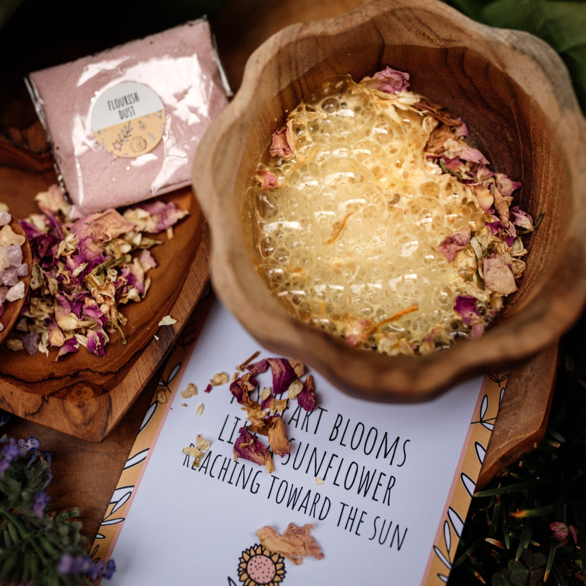 My Heart Blooms Potion Pouch | Self-Love, Confidence & Worthiness