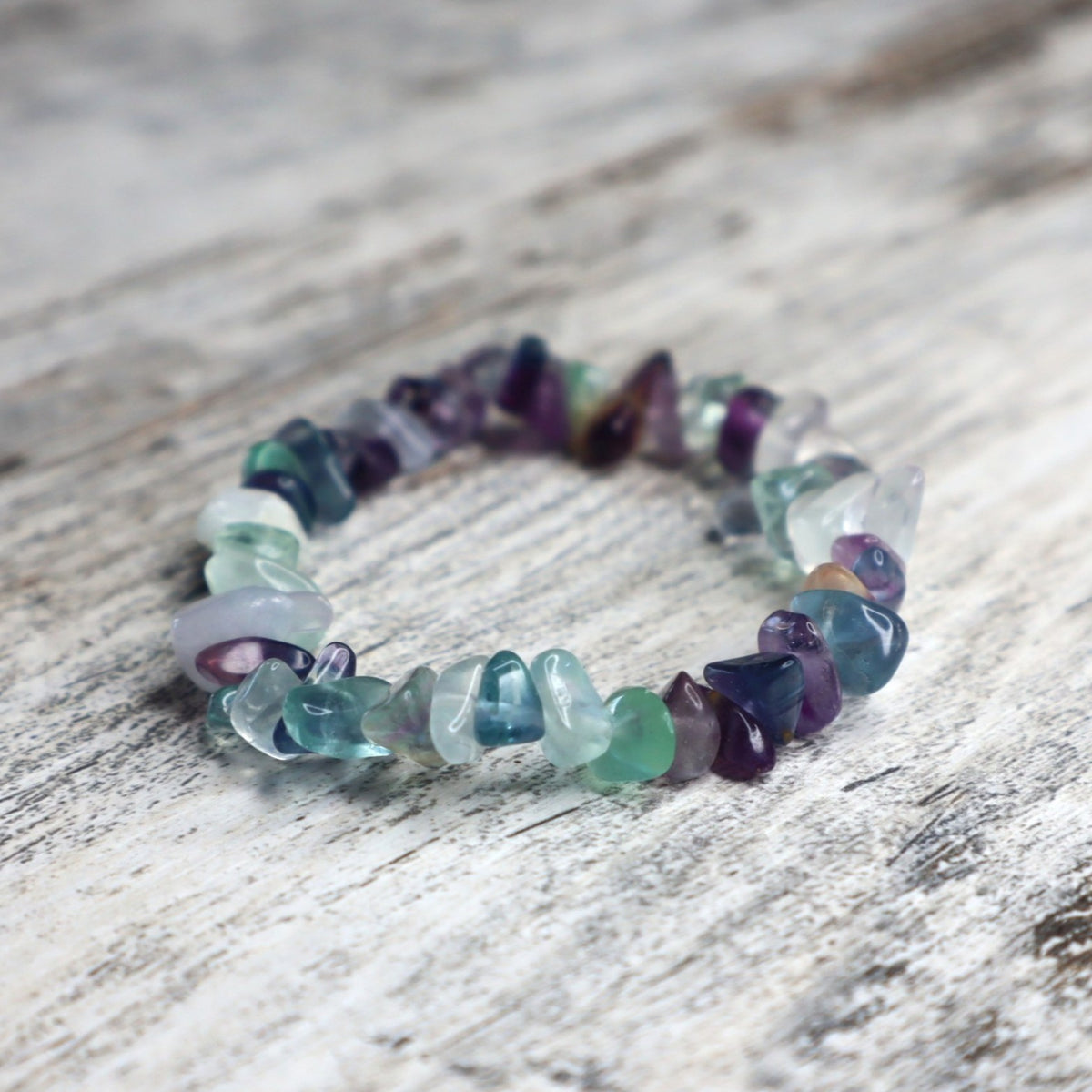 Fluorite Chip Bracelet | Clarity, Focus & Mental Balance