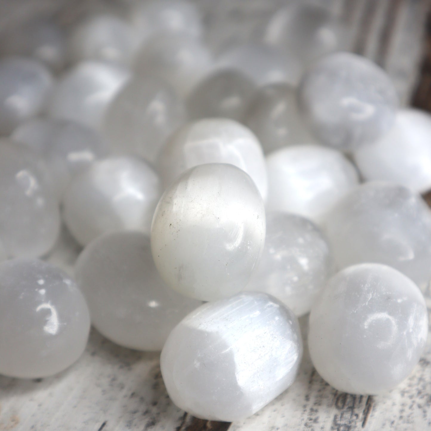 Selenite Tumble Stone