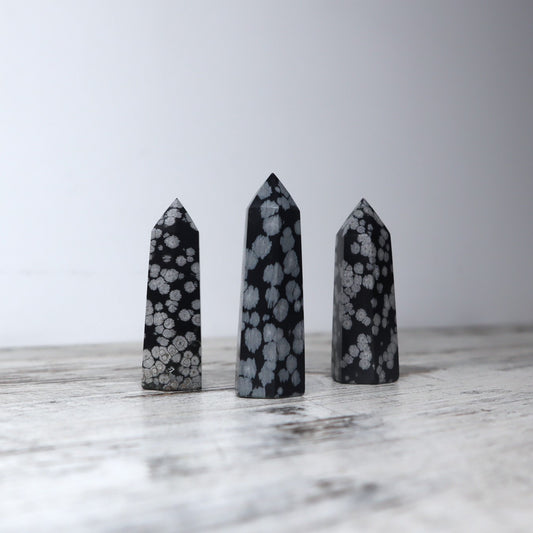 Snowflake Obsidian Point (Mini)