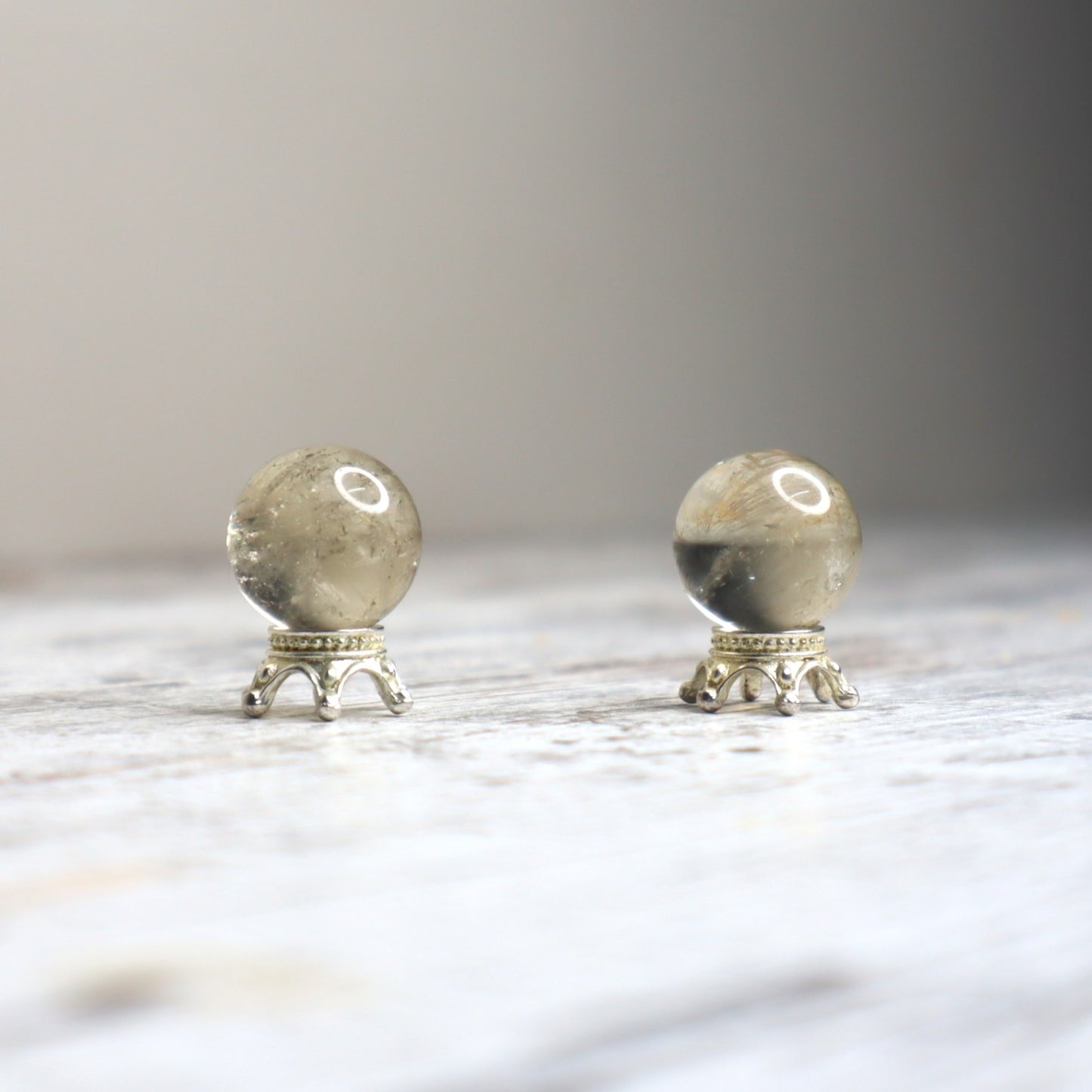 Natural Citrine Mini Sphere | Abundance, Clarity & Inner Radiance