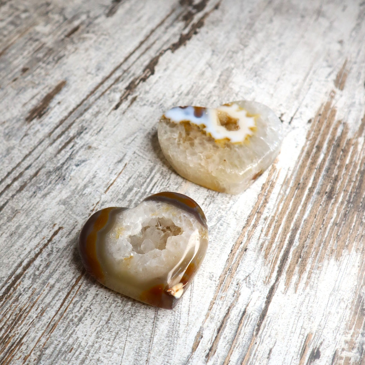 Druzy Agate Heart | 228g | Emotional Healing, Calm & Gentle Strength