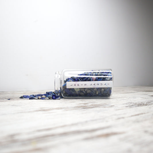 Lapis Lazuli Chips Jar