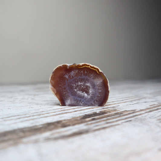 Mini Agate Geode | Calm Focus + Earth Energy