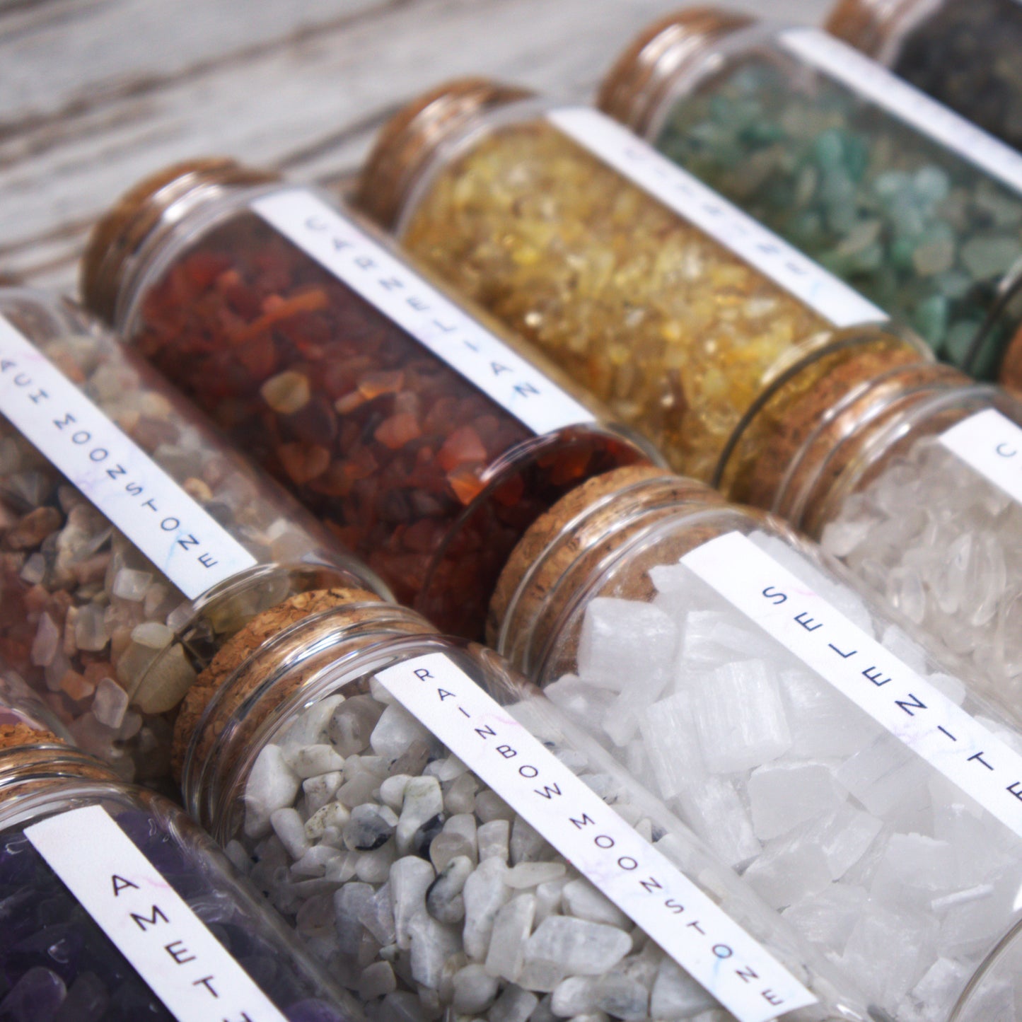 Black Tourmaline Chips Jar