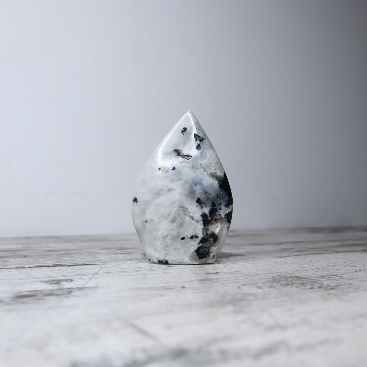 Rainbow Moonstone Teardrop | Intuition, Emotional Balance & Divine Guidance