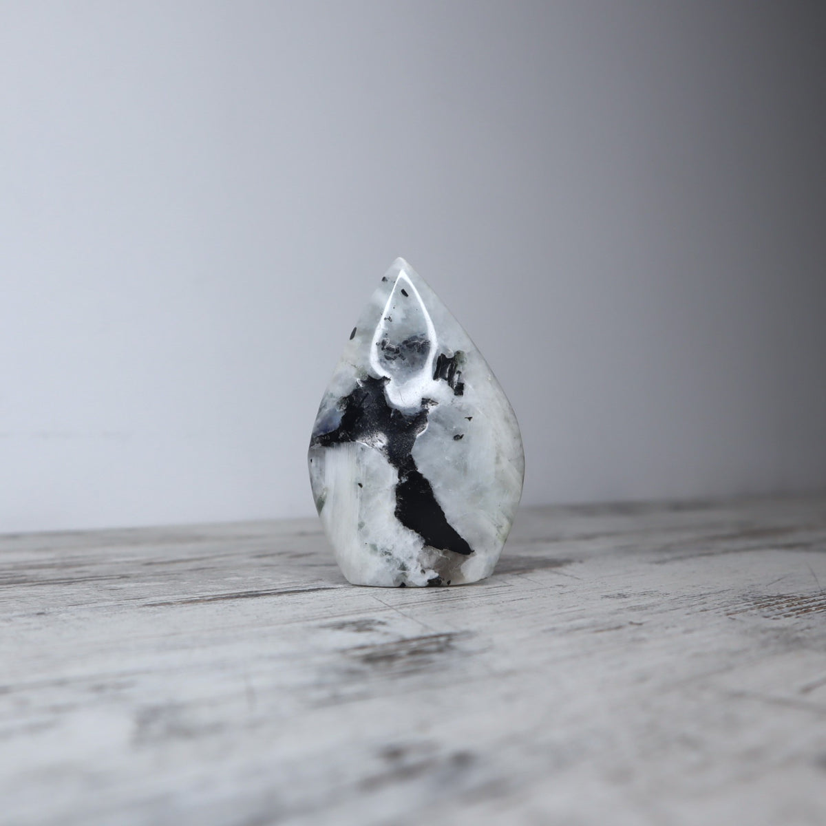 Rainbow Moonstone Teardrop | Intuition, Emotional Balance & Divine Guidance