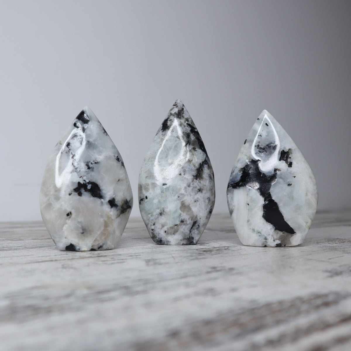 Rainbow Moonstone Teardrop | Intuition, Emotional Balance & Divine Guidance