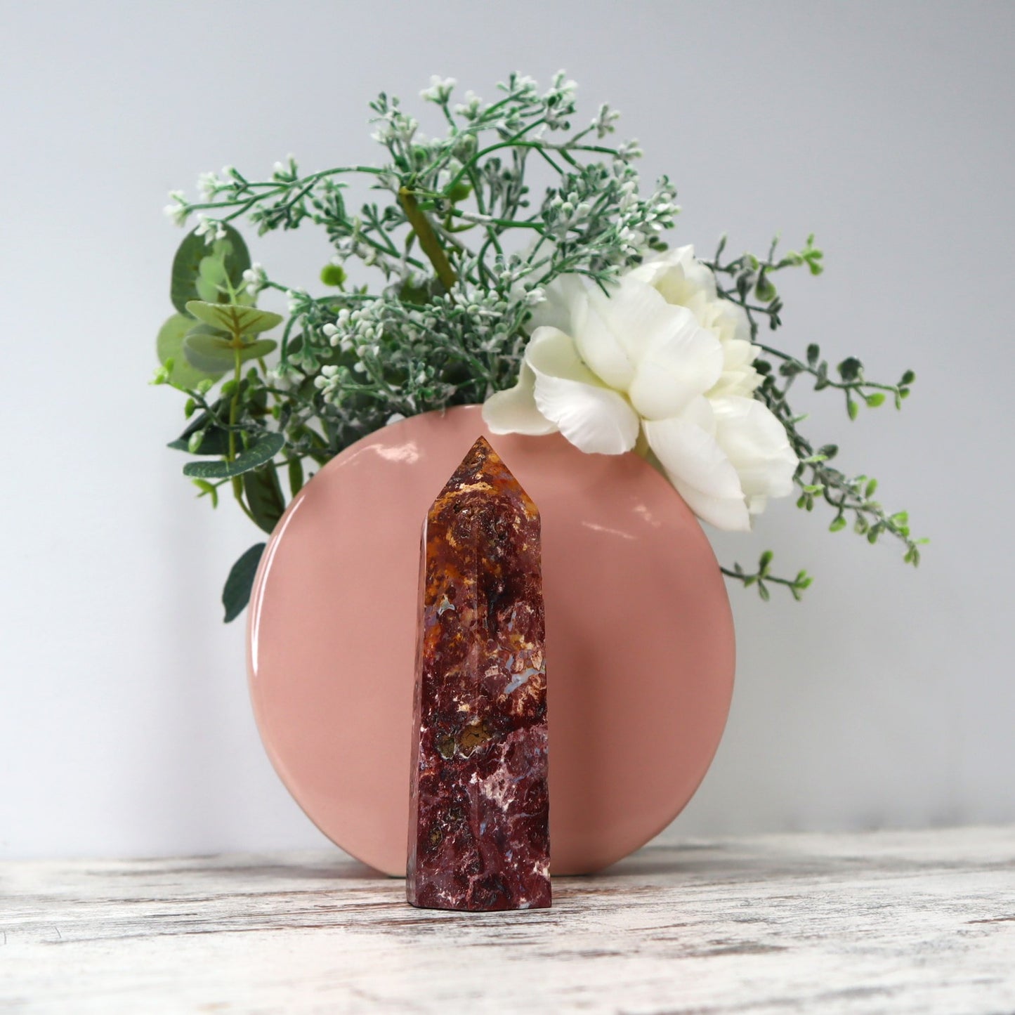 Crazy Lace Agate Tower