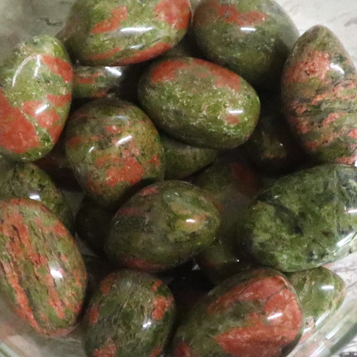 Unakite Tumble | Heart Healing, Balance & Emotional Harmony