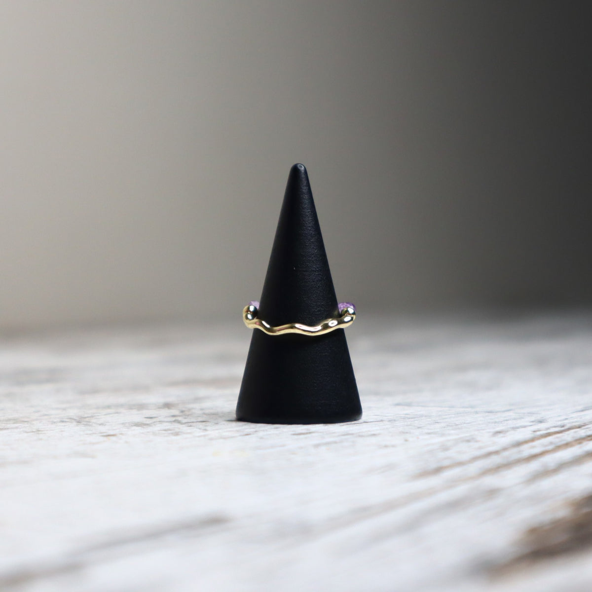 Amethyst Beaded Ring | Calm, Intuition & Inner Peace