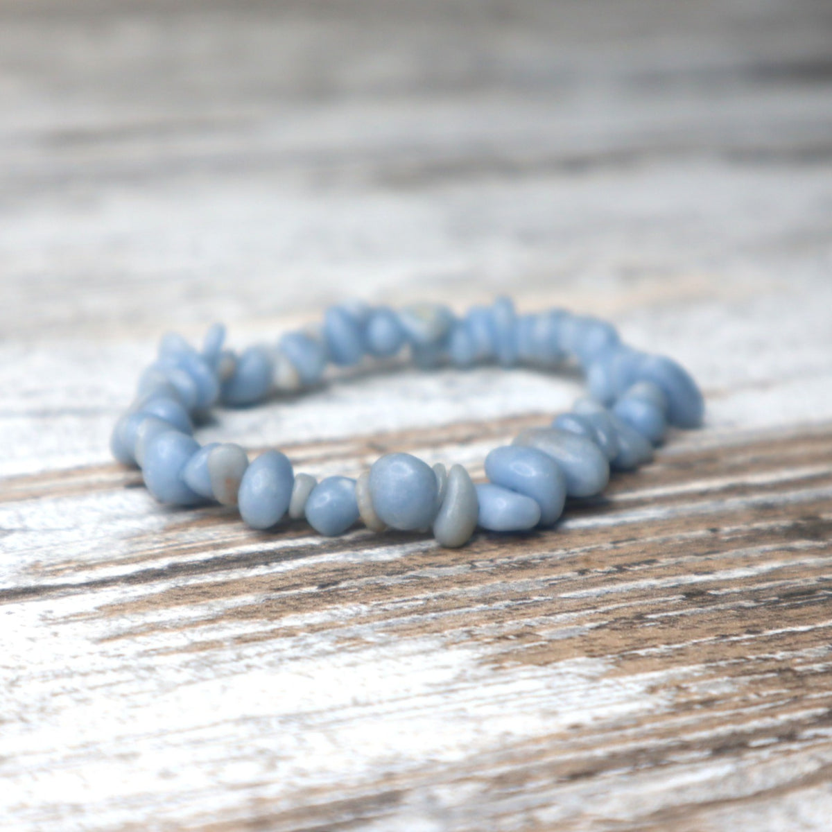 Angelite Chip Bracelet | Peace, Calm & Gentle Communication