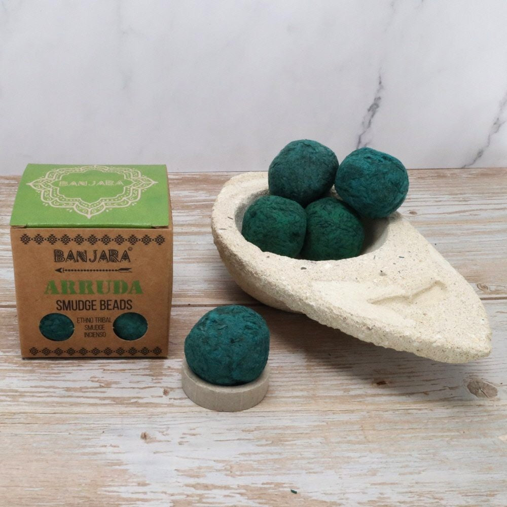Banjara Arruda (Rue) Smudge Beads | Cleansing, Protection & Renewal