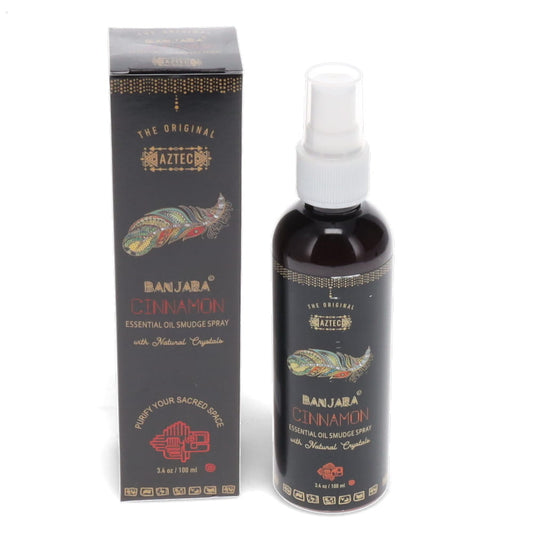Banjara Cinnamon Smudge Spray 100ml | Protection, Warmth & Energetic Activation