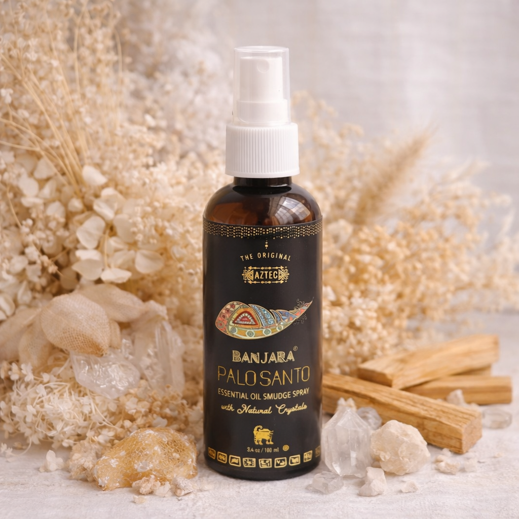 Banjara Palo Santo Smudge Spray 100ml | Cleansing, Calm & Sacred Energy Reset