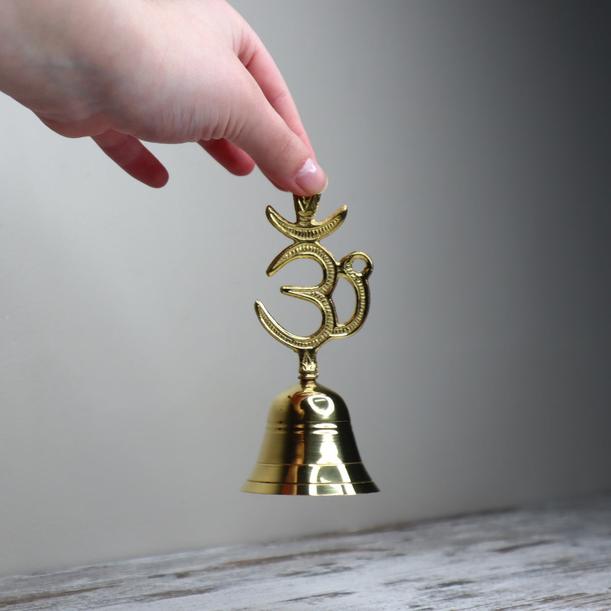 Brass Om Altar Bell | Sacred Sound & Spiritual Connection
