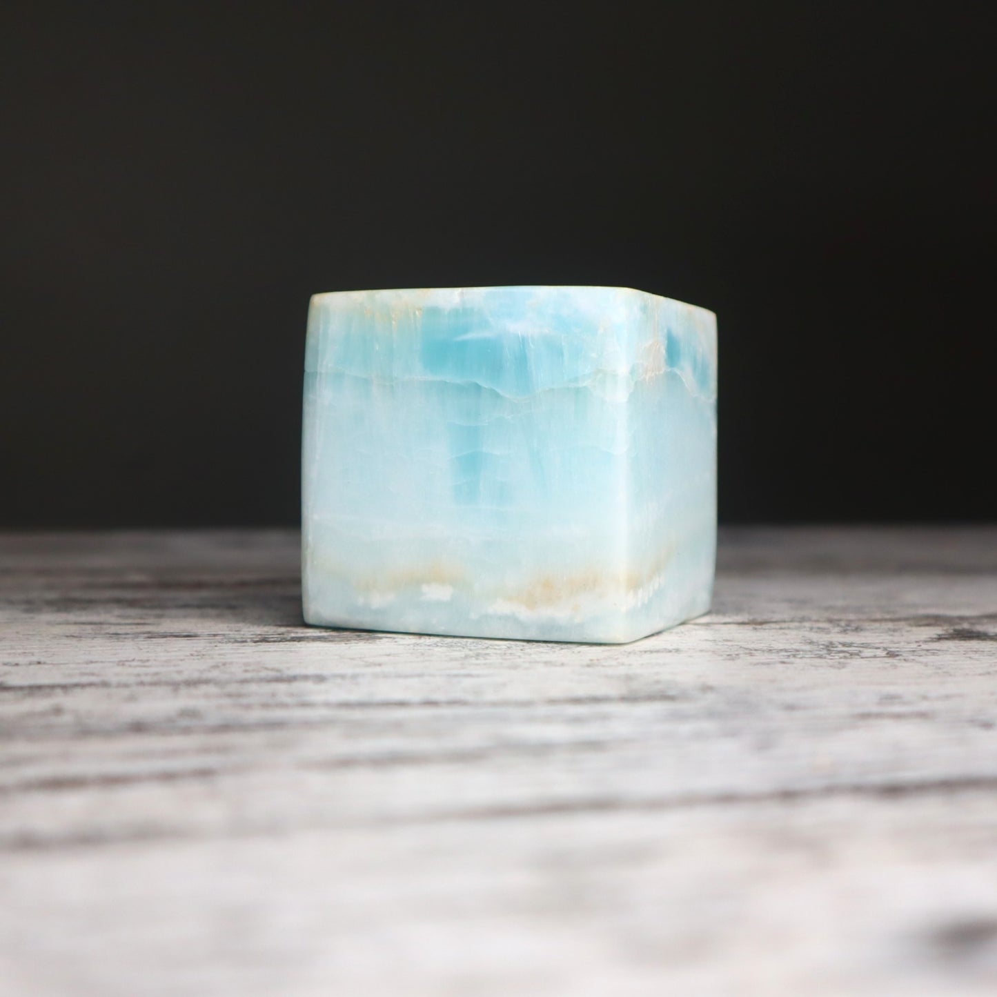 Caribbean Calcite Cube | Ocean Dreams + Inner Peace