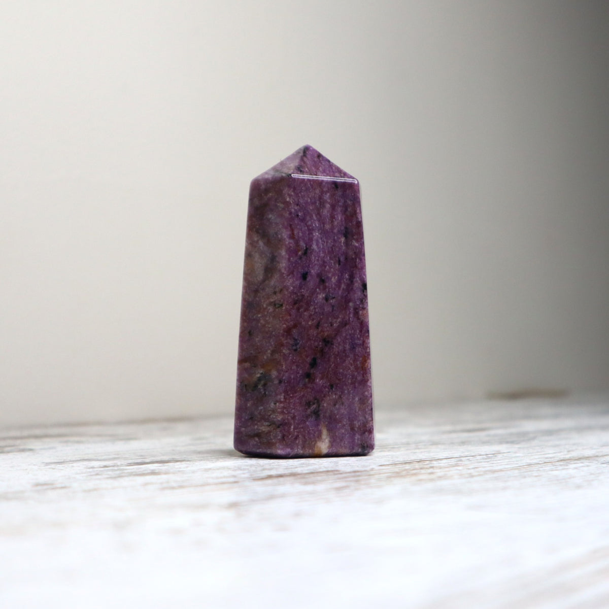 Charoite Tower | Soul Alignment, Spiritual Wisdom & Inner Strength