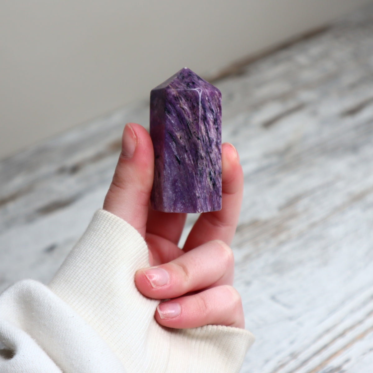 Charoite Tower | Soulful Transformation, Courage & Inner Knowing