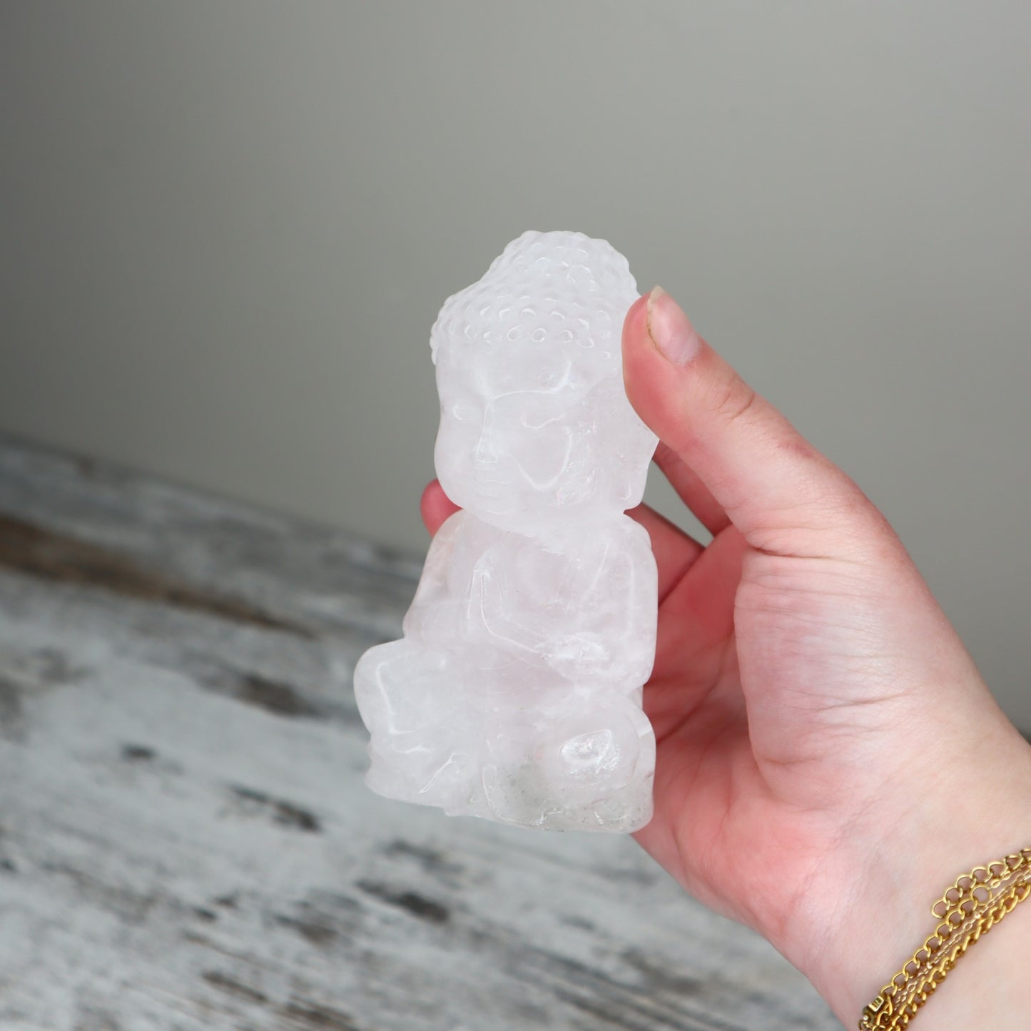 Clear Quartz Buddha Carving | Clarity, Healing & Higher Connection