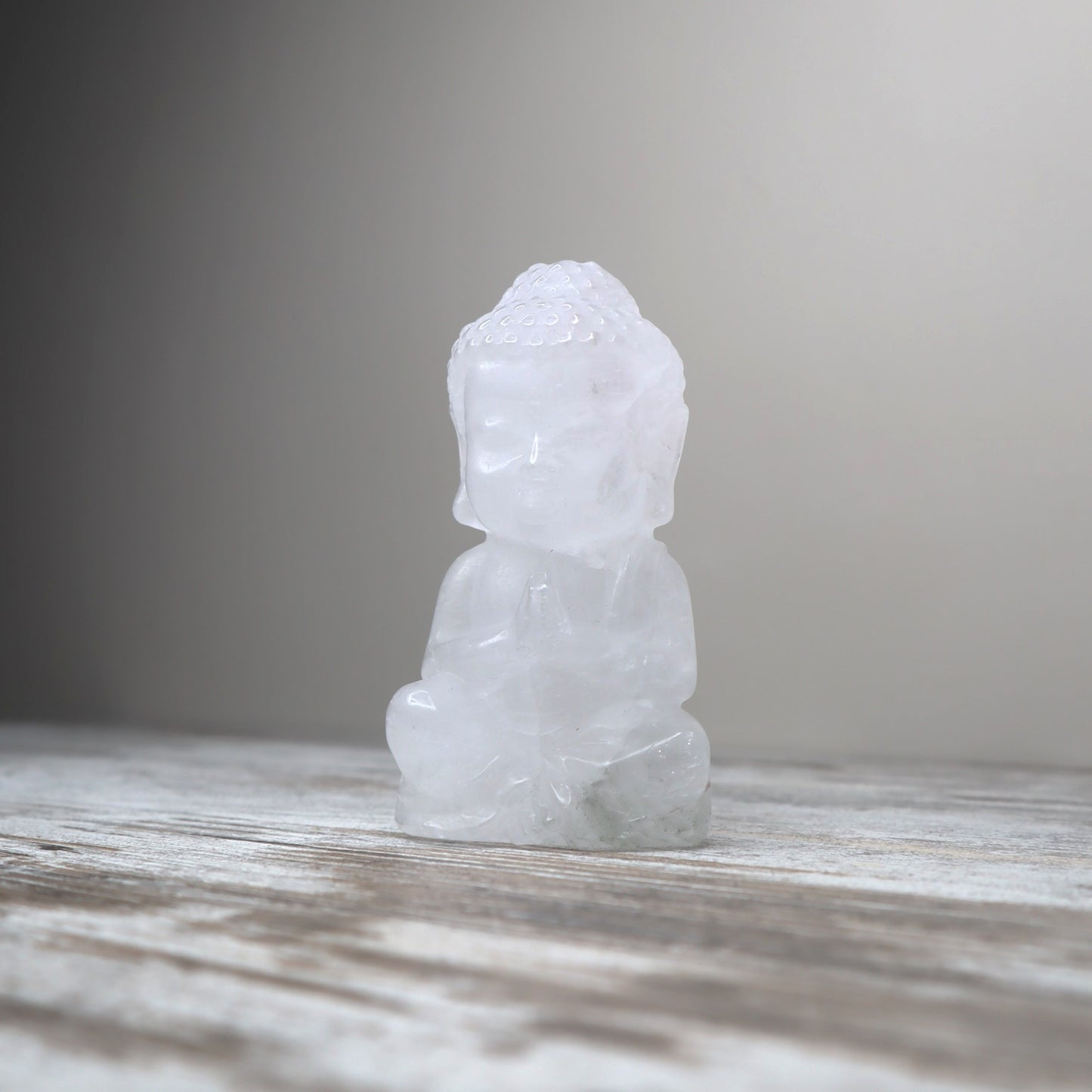 Clear Quartz Buddha Carving | Clarity, Healing & Higher Connection