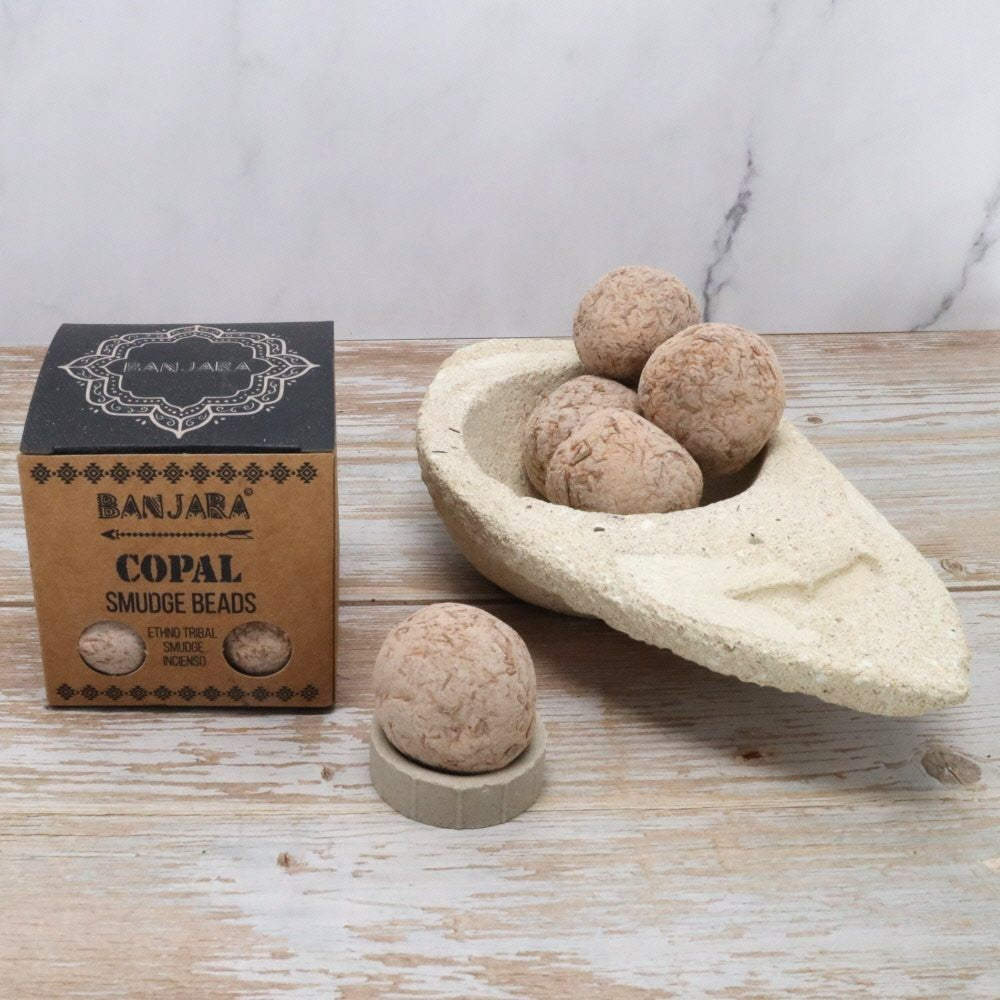 Banjara Copal Smudge Beads | Purification, Clarity & Renewal