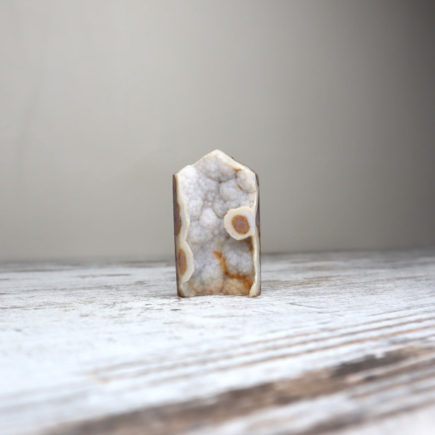 Snowy Druzy Agate Tower | Inner Sparkle + Harmony