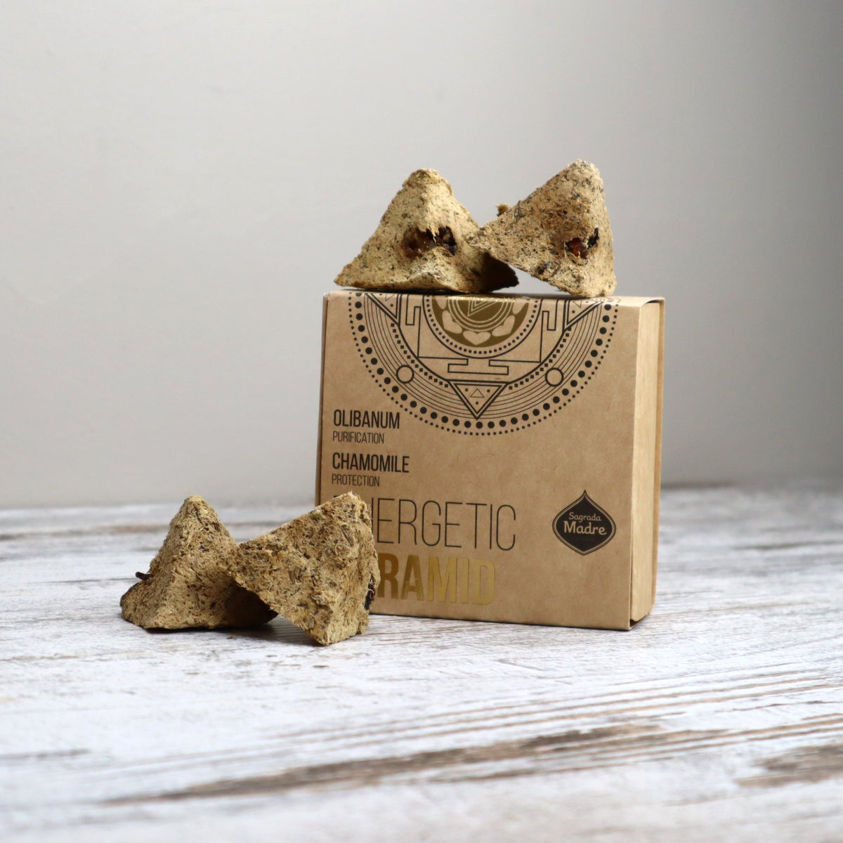 Sagrada Madre Energetic Pyramid | Olibanum + Chamomile | Purification & Protection