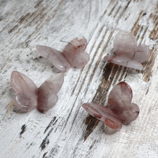 Fire Quartz 3D Butterfly | Intuitively Chosen | Courage, Vitality & Inner Strength