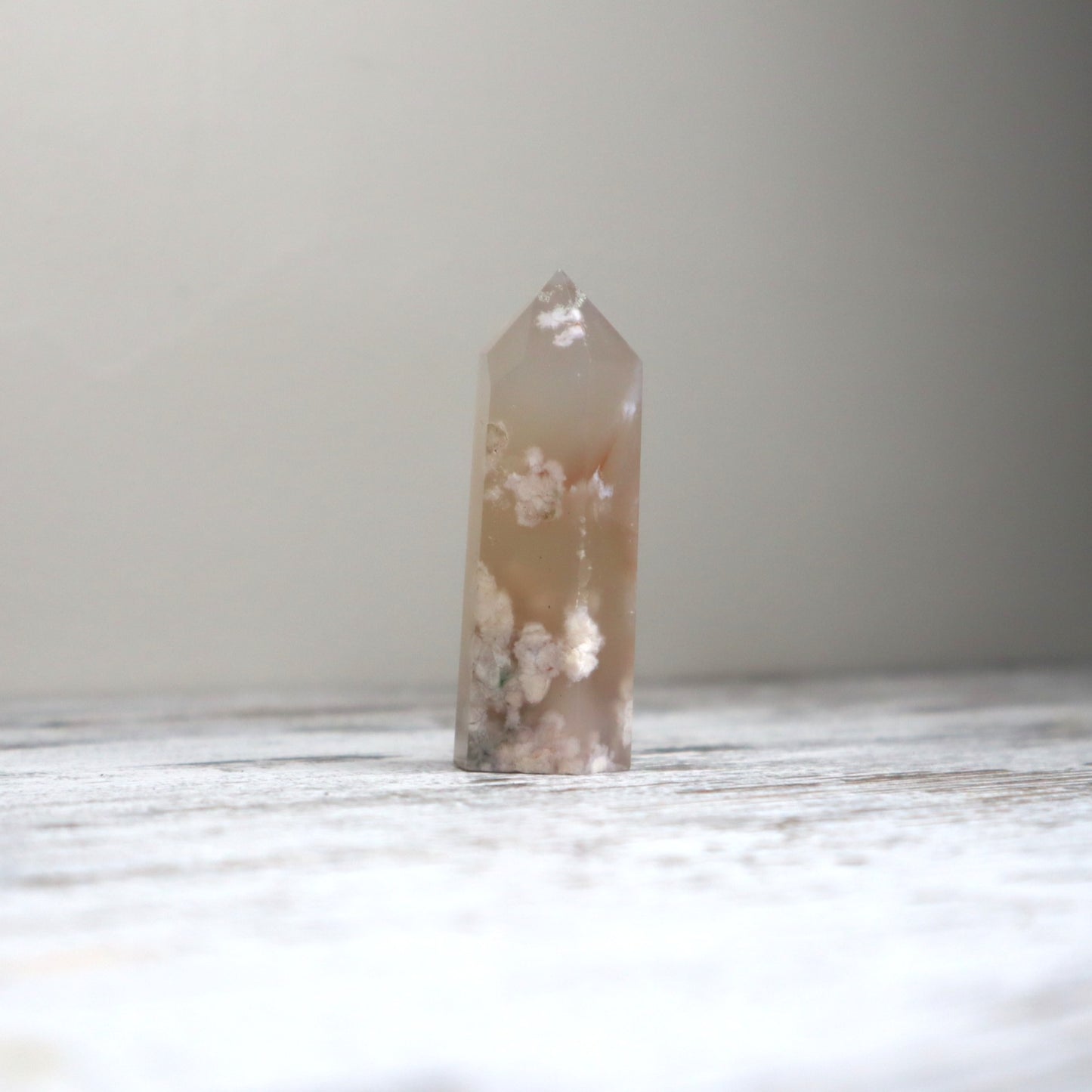 Flower Agate Point | Hope, Courage & Personal Growth