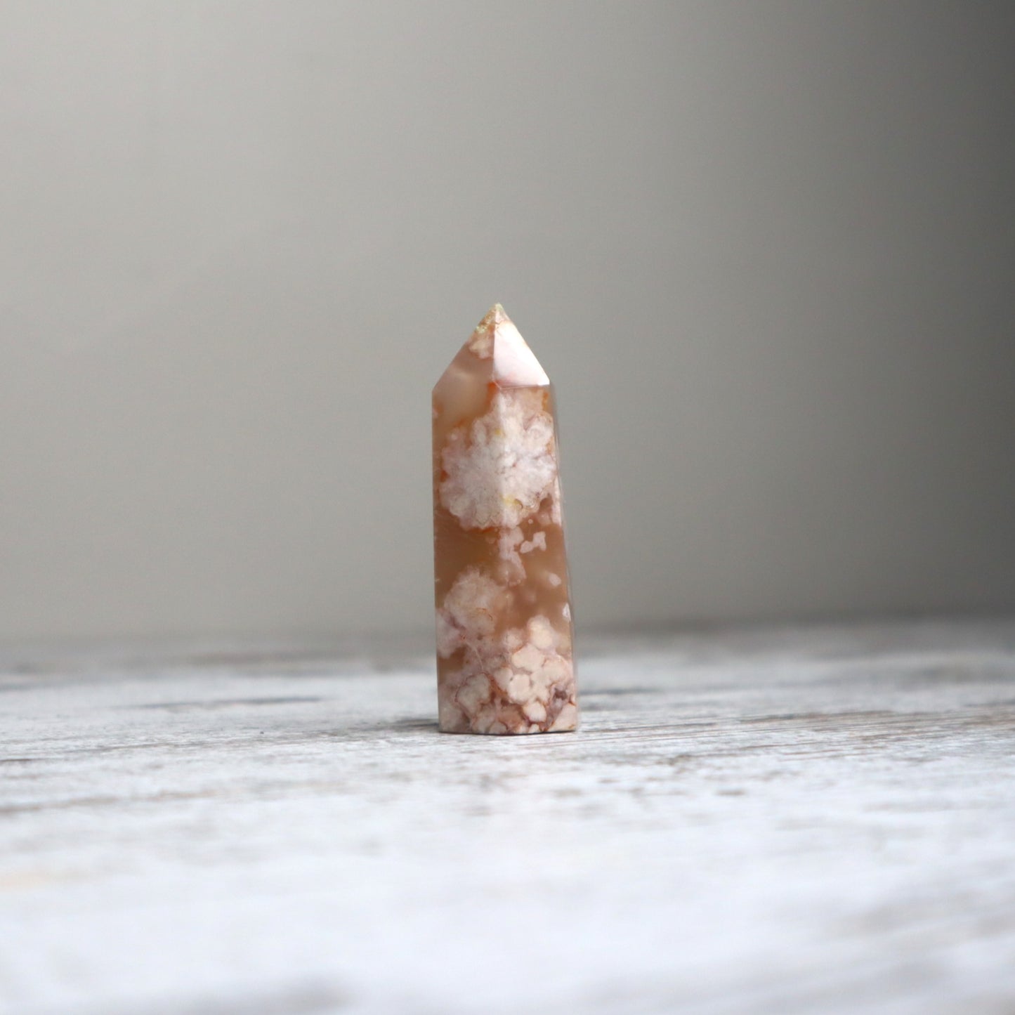 Flower Agate Point | Growth, New Beginnings & Inner Bloom