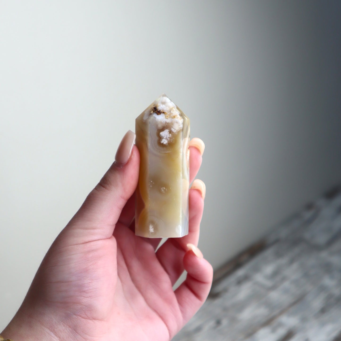Flower Agate Point | Confidence, Dreams & New Beginnings