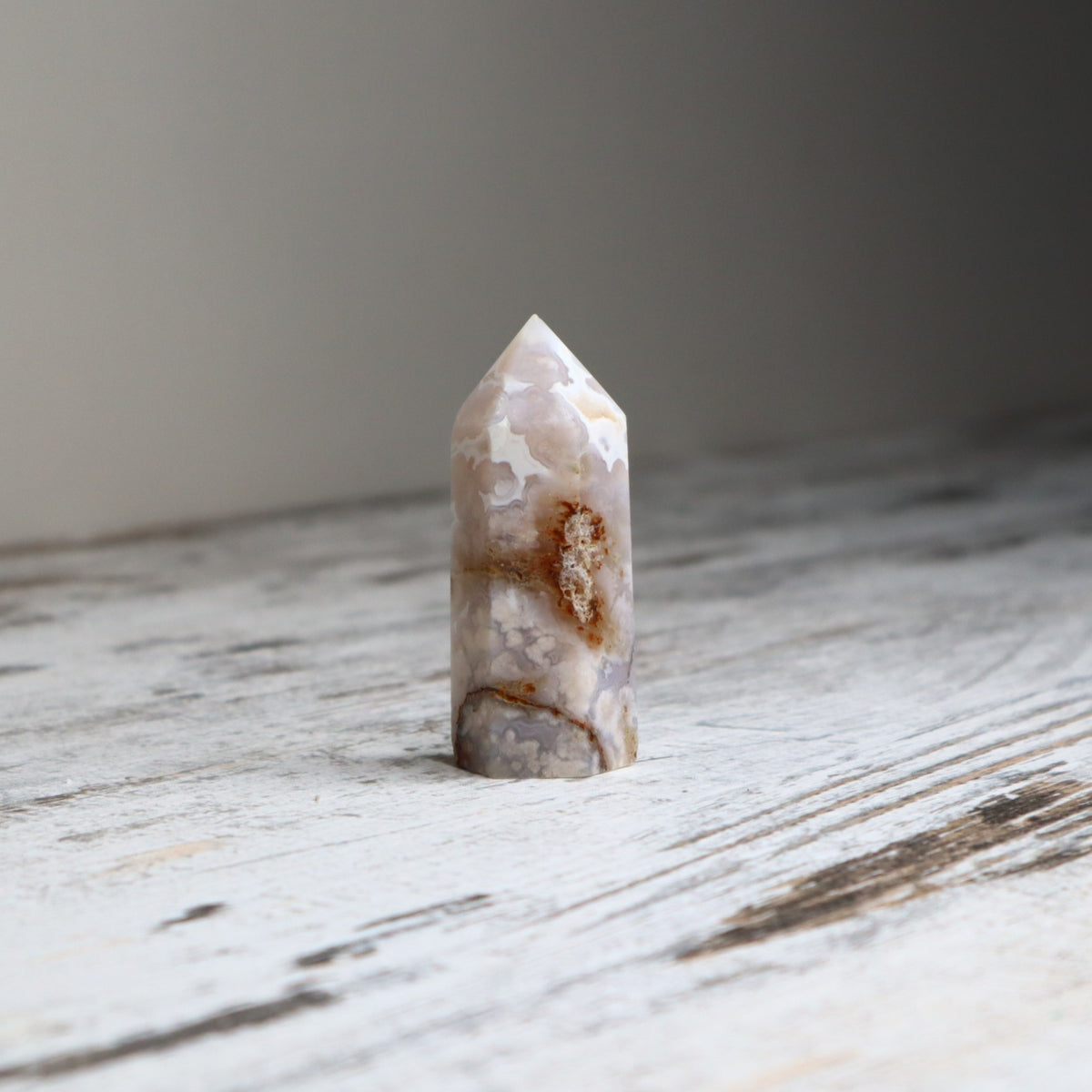 Flower Agate Point | Blossoming Potential, Growth & New Beginnings