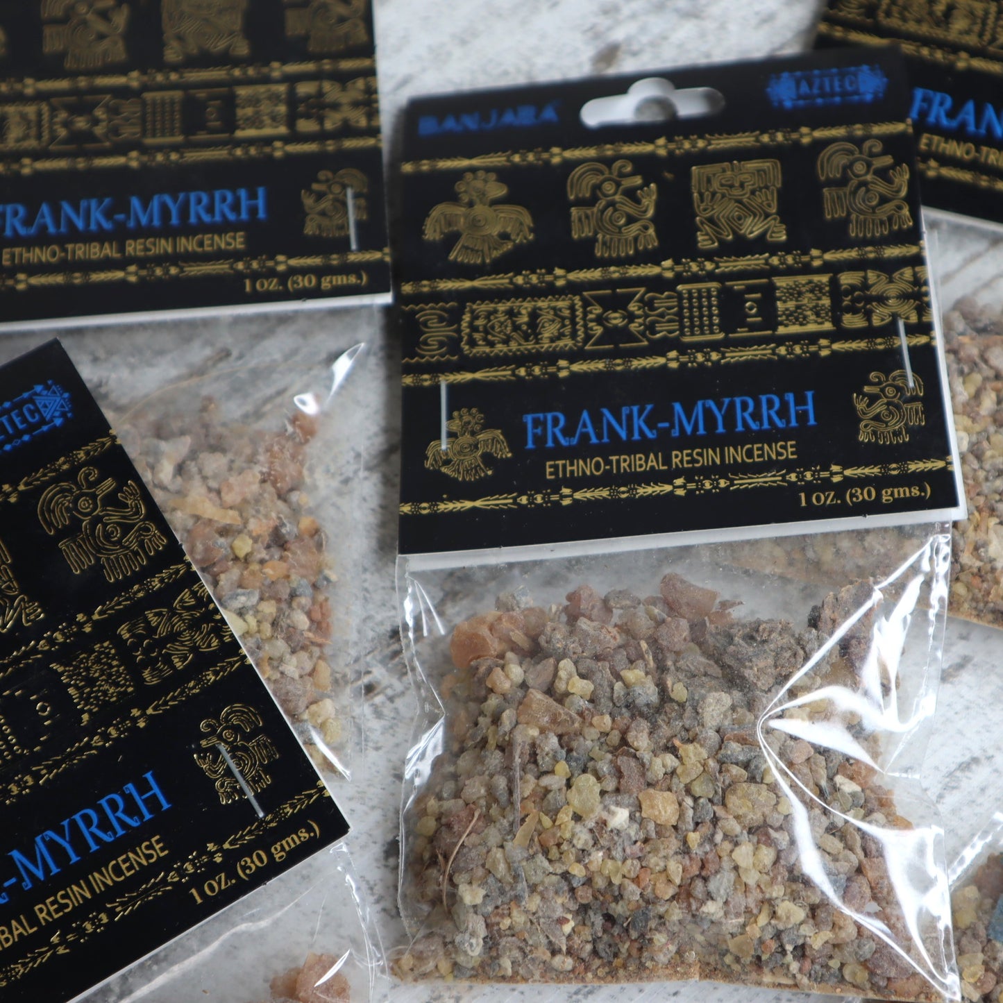 Banjara Frankincense & Myrrh Resin Incense 30g | Protection, Grounding & Connection