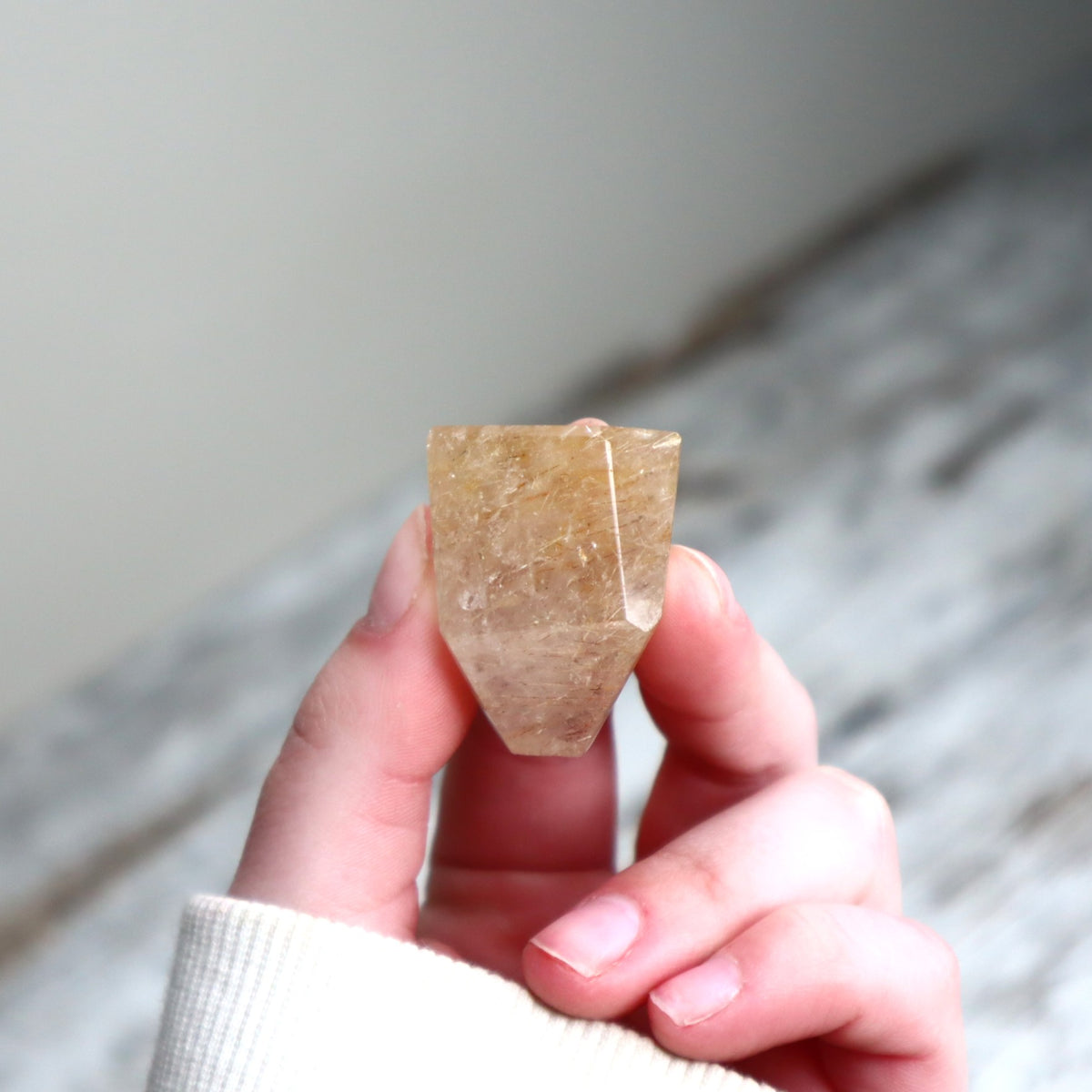 Golden Rutilated Quartz Mini Freeform | Inner Wisdom, Confidence & Manifestation