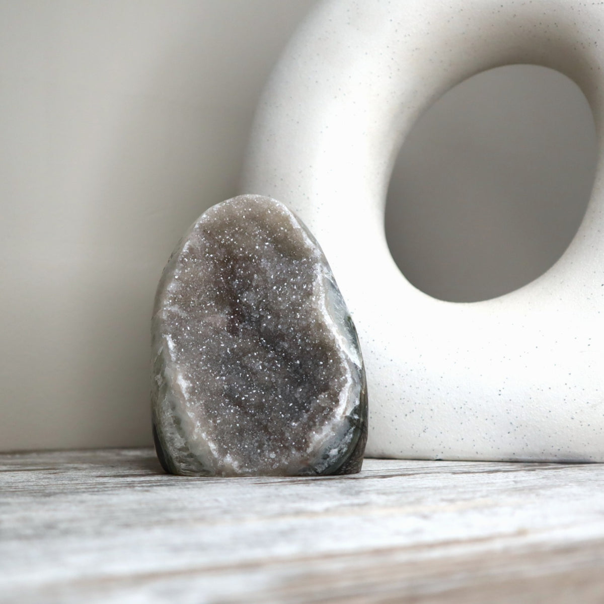 Amethyst Cave | Icy Grey | Serenity, Protection & Quiet Strength