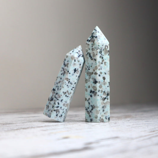 Kiwi Jasper Point | Calm, Nurturing & Emotional Balance