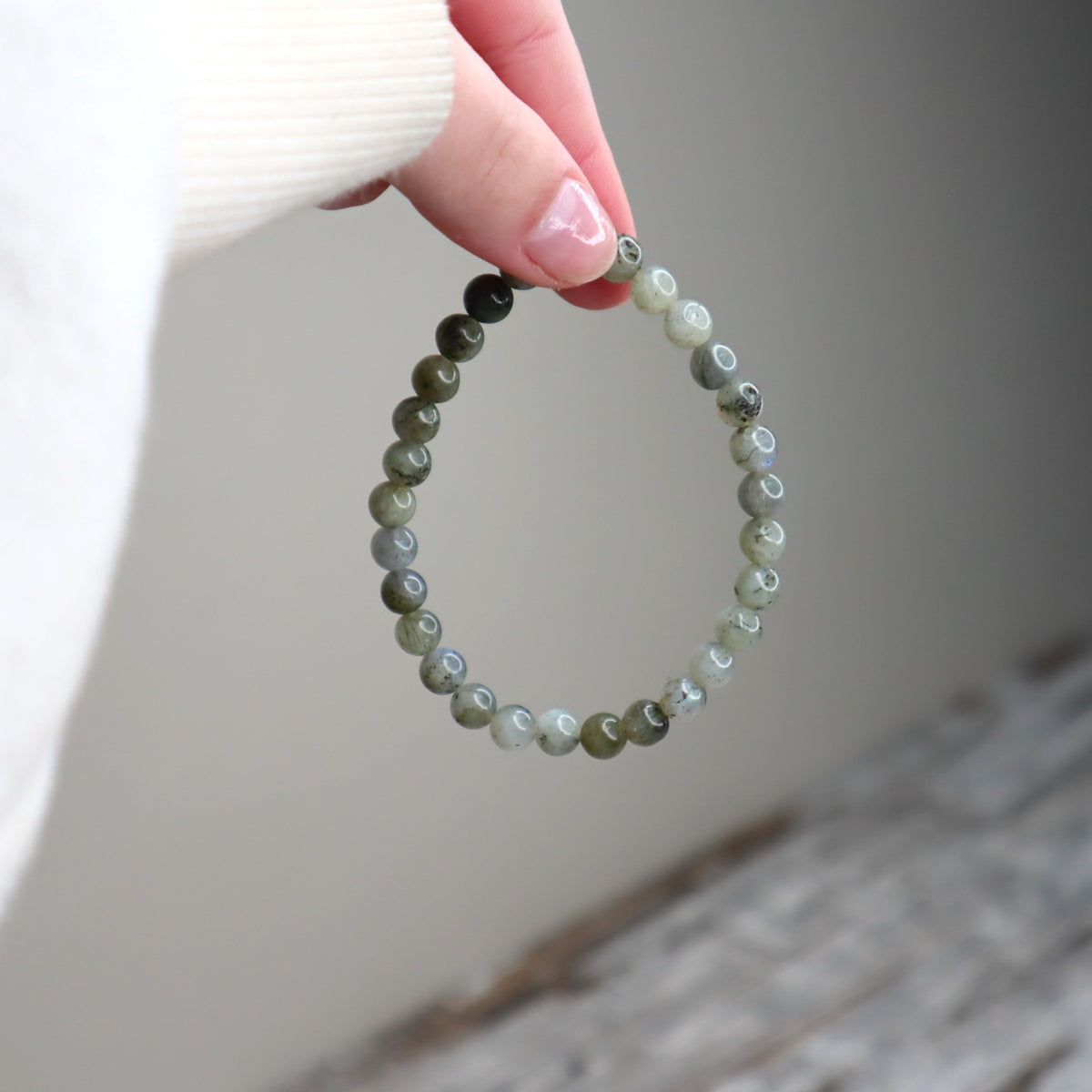 Labradorite Bead Bracelet | 6mm | Transformation, Intuition & Protection
