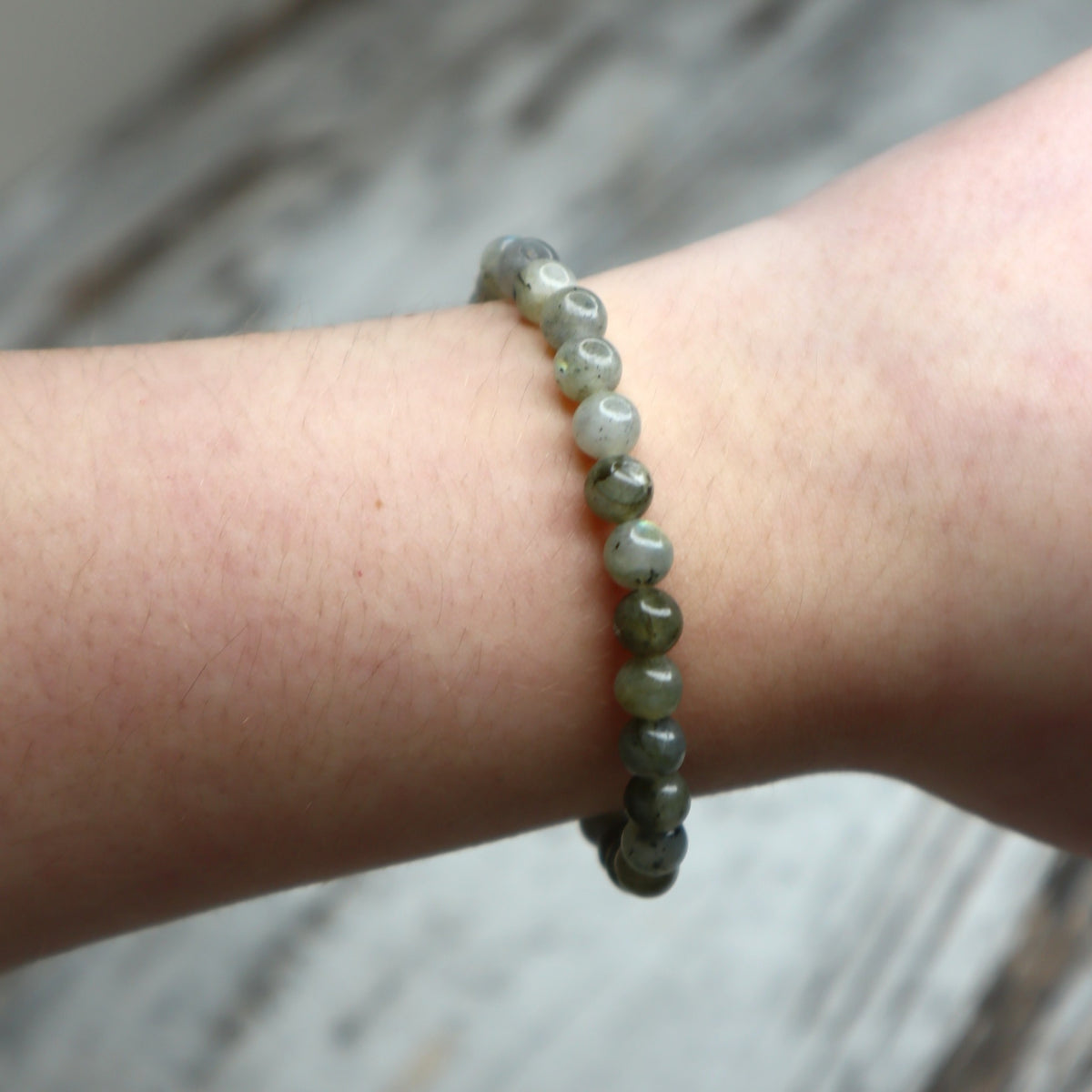 Labradorite Bead Bracelet | 6mm | Transformation, Intuition & Protection