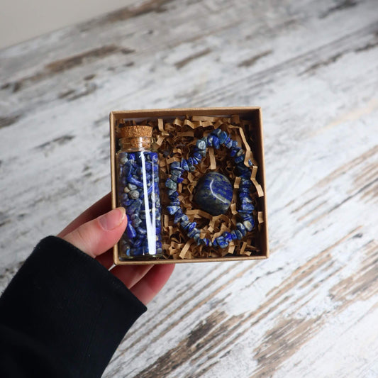 'Wild + Free' Chip Gift Box | Lapis Lazuli