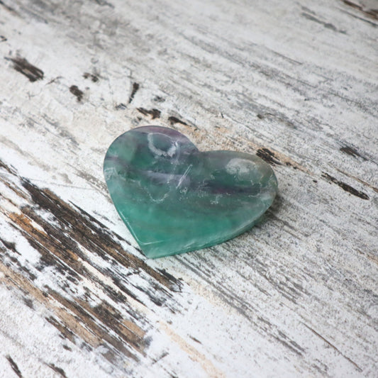 Fluorite Heart Shaped Bowl | Clarity, Focus & Energy Cleansing