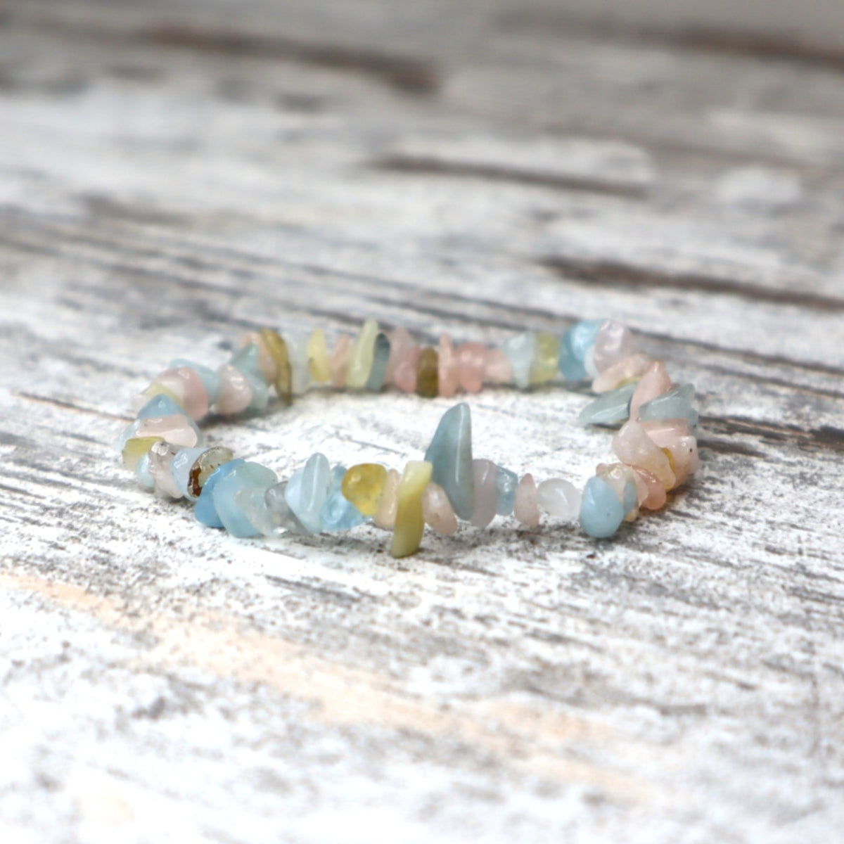 Morganite Chip Bracelet | Love, Compassion & Heart Healing