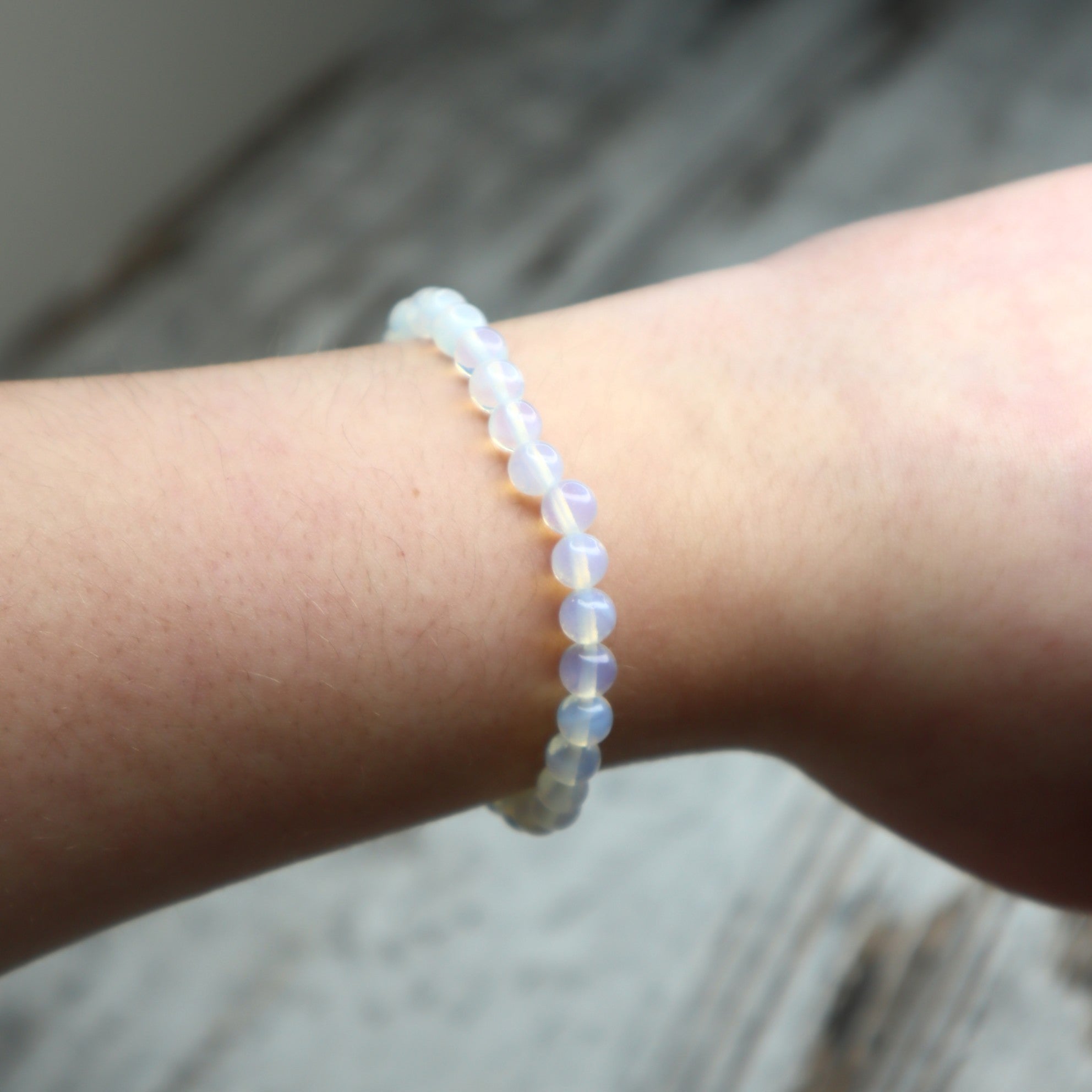 Opalite Bead Bracelet | 6mm | Calm, Clarity & Gentle Transition