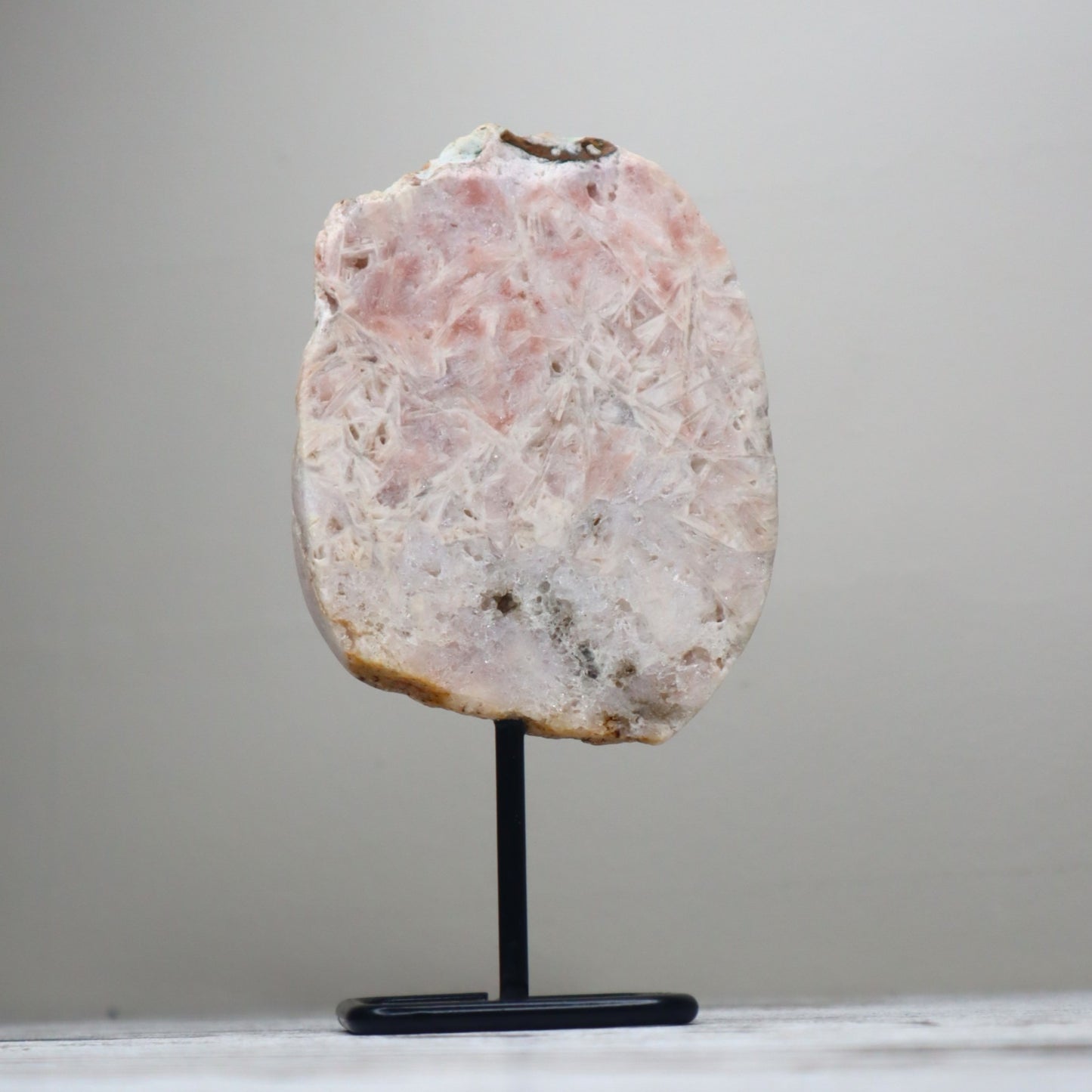 Pink Amethyst Freeform on Stand | Heart Awakening & Emotional Harmony