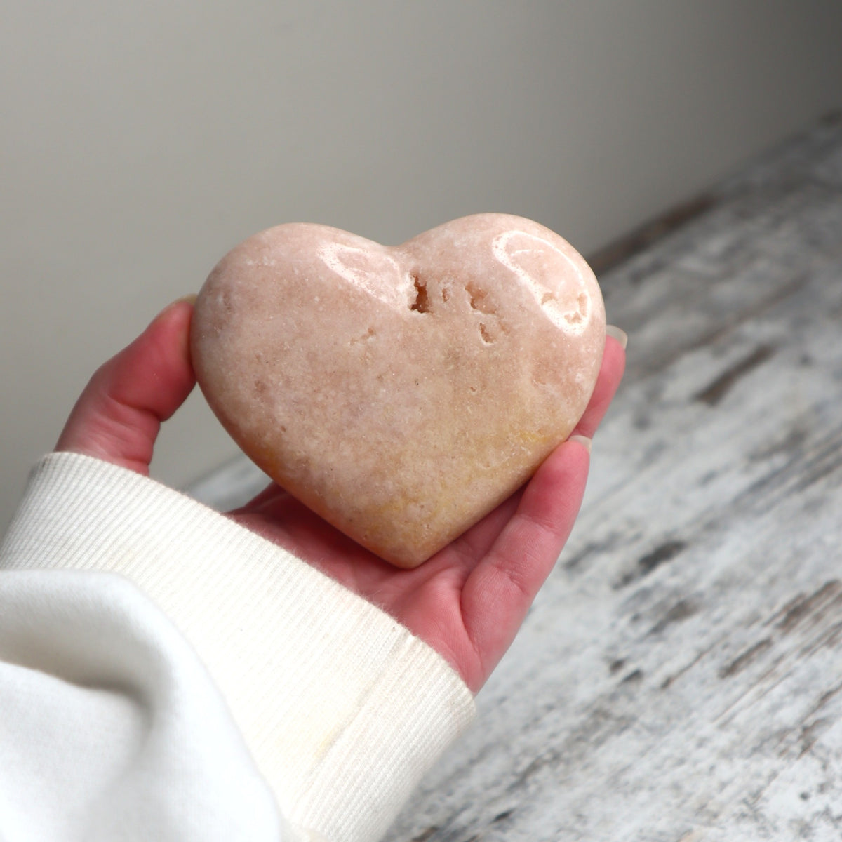 Pink Amethyst Heart | Gentle Healing, Love & Emotional Calm