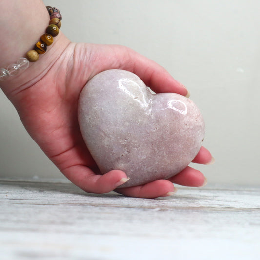 Pink Amethyst Heart | Serenity, Self Love & Gentle Healing